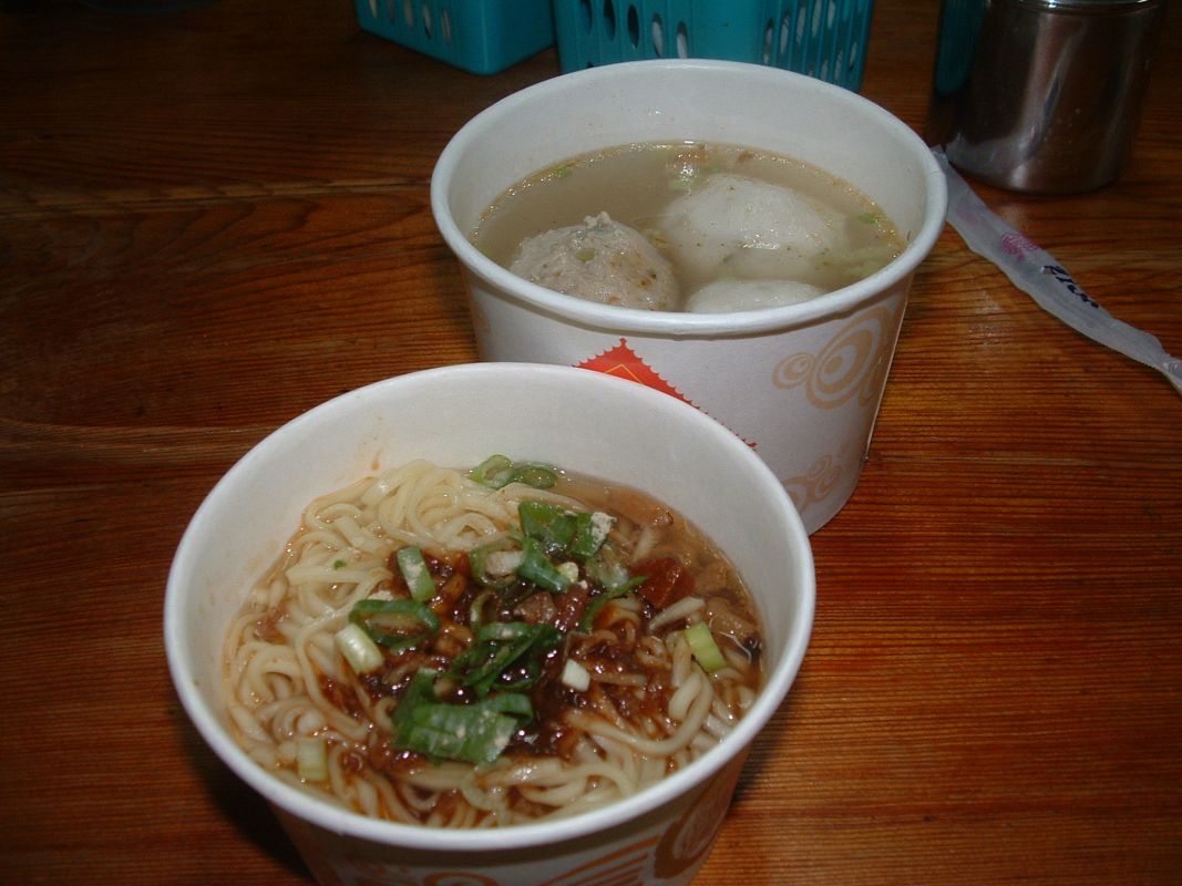 Delicious noodles, i loved that you can add your own chilli sauce