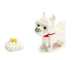white hokkaido dog