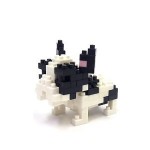 nanoblock french bulldog pied