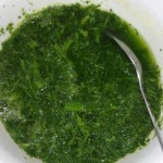Pandan leaves grated